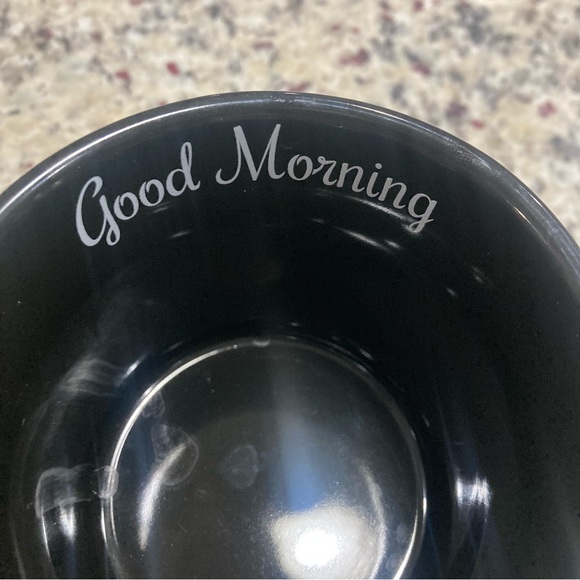 WIFEY coffee mug in cream and black GOOD MORNING on inside Displayed only - Picture 3 of 7